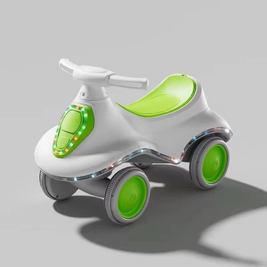 KIDS RIDE-ON SLIDING TOLO CAR WITH STORAGE BASKET
